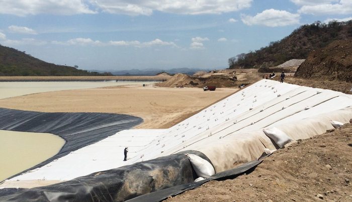 Geotextiles Port construction