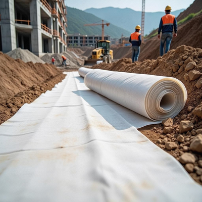 重庆聚酯长丝土工布 涤纶短纤土工布可定制 公路路面养护