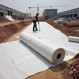 重庆400g白色加厚短丝长丝土工布 重庆无纺布施工简单发货快